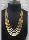 Gold And White Indian Sparkly Designer For Party And Functions Wedding Wear Latest New Fancy Mala Collection 1134